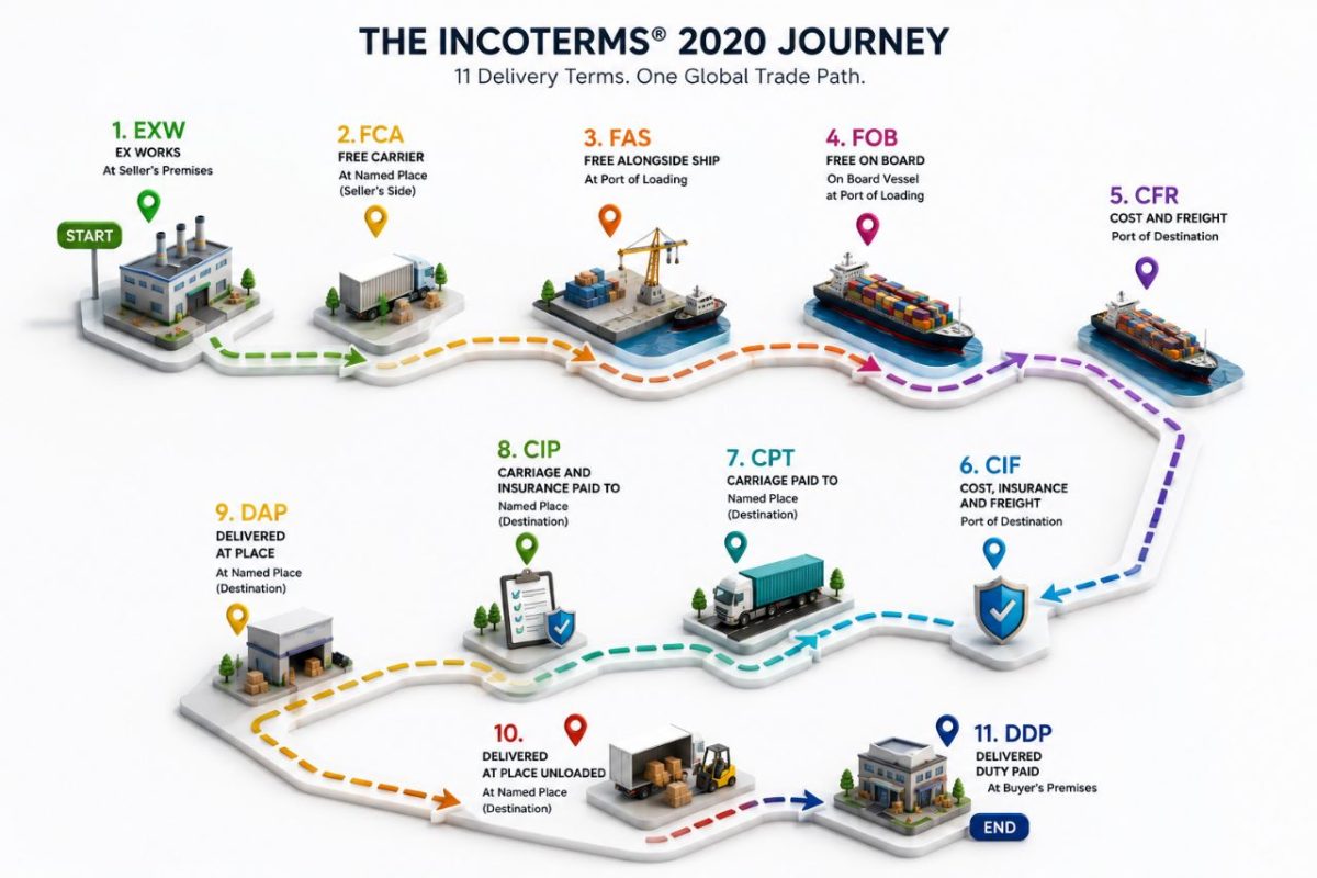 international shipping terms incoterms 2020